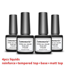 Load image into Gallery viewer, 144colors Gel Polish UV LED Nail Varnish for Nail Manicure Gel Lacquer Kits Semi Permanent Gel Paint Nail Art DIY Design Tools