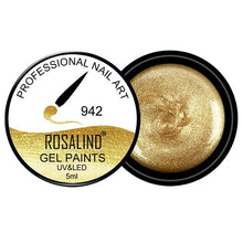 Load image into Gallery viewer, ROSALIND UV Nail Gel Polish Neon Rainbow Hybrid Varnish Platinum 5ML Gel Paint Set For Manicure Semi permanent Base top Gel Lak