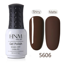Load image into Gallery viewer, HNM Green Color Series Gel Nail Polish Need Matt Top Paint Enamel Primer Varnish Soak Off UV LED Lamp Set Semi Permanent Lacquer
