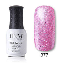 Load image into Gallery viewer, HNM 8ml Blue Red Pink Green Yellow Color Gel Nail Polish UV LED Lamp Semi Permanent Varnish Hybird Base Top Primer Manicure