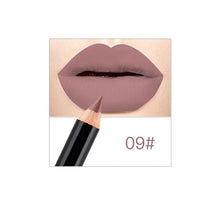 Load image into Gallery viewer, 12 color lip liner waterproof matte pigment lasting easy to color not blooming lip liner lipstick