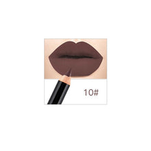Load image into Gallery viewer, 12 color lip liner waterproof matte pigment lasting easy to color not blooming lip liner lipstick
