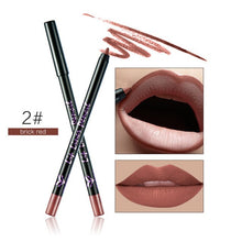 Load image into Gallery viewer, Matte Lip Liner Pencil Functional Eyebrow Eye Lip Makeup Waterproof Colorful Cosmetic Lipliner Pen Easy to Wear