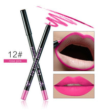 Load image into Gallery viewer, Matte Lip Liner Pencil Functional Eyebrow Eye Lip Makeup Waterproof Colorful Cosmetic Lipliner Pen Easy to Wear
