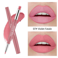 Load image into Gallery viewer, Matte Lipstick Lip Pencils Waterproof Matte Lipstick Lip Liner Pen Pigments Moisturizer Matte Lipliner Pencil Beauty Tools