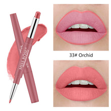 Load image into Gallery viewer, Matte Lipstick Lip Pencils Waterproof Matte Lipstick Lip Liner Pen Pigments Moisturizer Matte Lipliner Pencil Beauty Tools