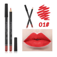 Load image into Gallery viewer, Matte Lipstick Lip Pencils Waterproof Matte Lipstick Lip Liner Pen Pigments Moisturizer Matte Lipliner Pencil Beauty Tools