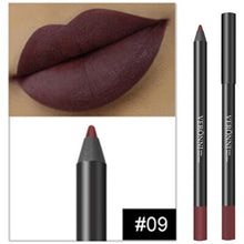 Load image into Gallery viewer, Matte Lipstick Lip Pencils Waterproof Matte Lipstick Lip Liner Pen Pigments Moisturizer Matte Lipliner Pencil Beauty Tools