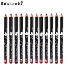 Load image into Gallery viewer, Brand Waterproof Matte Lipstick Pencil Lip Liner Makeup Contour Lip Tint Sexy Batom Mate Long Lasting Moisturizer Lipliner Set