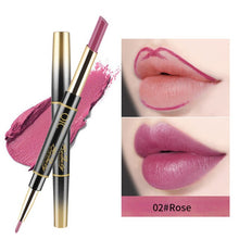 Load image into Gallery viewer, Hot Sales 2 In 1 Double Head Lip Liner Matte Lipsticks Long Lasting Waterproof Moisturizing Lip Tint Pigment Makeup Gift