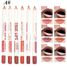 Load image into Gallery viewer, New 2018 6Pcs Cosmetic Wood Lipliner Waterproof Lady Charming Lip Liner Soft Pencil Makeup Matte Wood Lipliner Pencil Set