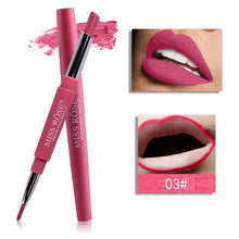 Load image into Gallery viewer, MISS ROSE 1PC 2 In 1 Double Head Lip Liner Pencils Waterproof Matte Lipstick Long Lasting Pigments Nude Color Lipliner Pen TSLM2