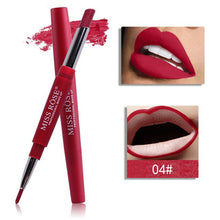 Load image into Gallery viewer, MISS ROSE 1PC 2 In 1 Double Head Lip Liner Pencils Waterproof Matte Lipstick Long Lasting Pigments Nude Color Lipliner Pen TSLM2