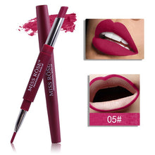 Load image into Gallery viewer, MISS ROSE 1PC 2 In 1 Double Head Lip Liner Pencils Waterproof Matte Lipstick Long Lasting Pigments Nude Color Lipliner Pen TSLM2
