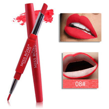 Load image into Gallery viewer, MISS ROSE 1PC 2 In 1 Double Head Lip Liner Pencils Waterproof Matte Lipstick Long Lasting Pigments Nude Color Lipliner Pen TSLM2