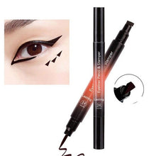 Load image into Gallery viewer, Waterproof Long Lasting Liquid Eyeliner Eye Liner Pencil Stamper Quick Dry Eyeliner Double-ended Eye Makeup Beauty Eyeliner Pen