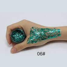 Load image into Gallery viewer, Professional Shimmer Body Glitter Eyeshadow Glitter Gel Art Flash Loose Sequins Cream Eyes Pigment Lips Makeup Comestic TSLM1