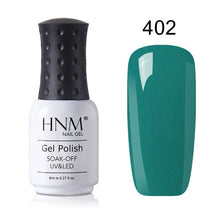Load image into Gallery viewer, HNM 8ml New Green Yellow Color UV Gel Nail Polish Varnish Soak Off LED Lamp Hybird GelLak For Manicure Nail Art Stamping Lacquer