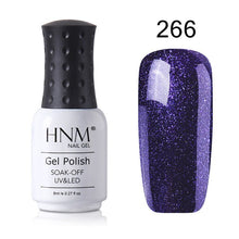 Load image into Gallery viewer, HNM 8ml New Green Yellow Color UV Gel Nail Polish Varnish Soak Off LED Lamp Hybird GelLak For Manicure Nail Art Stamping Lacquer