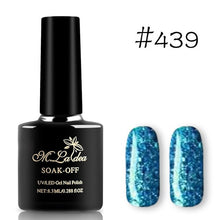 Load image into Gallery viewer, Sequins Nail Polish Gel Nail Polish Shiny Gloss Base Gel Paint Glitter UV Gel Lacquer Diamond Solid Color Primer Manicure