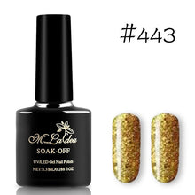 Load image into Gallery viewer, Sequins Nail Polish Gel Nail Polish Shiny Gloss Base Gel Paint Glitter UV Gel Lacquer Diamond Solid Color Primer Manicure