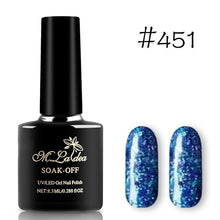 Load image into Gallery viewer, Sequins Nail Polish Gel Nail Polish Shiny Gloss Base Gel Paint Glitter UV Gel Lacquer Diamond Solid Color Primer Manicure