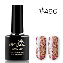 Load image into Gallery viewer, Sequins Nail Polish Gel Nail Polish Shiny Gloss Base Gel Paint Glitter UV Gel Lacquer Diamond Solid Color Primer Manicure