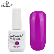 Load image into Gallery viewer, Saviland 15ml Nail Gel Polish 58 Colors Varnish UV LED Lasting Manicure Top Base Nail Gel Lak Hybrid Paint Gel Lacquer