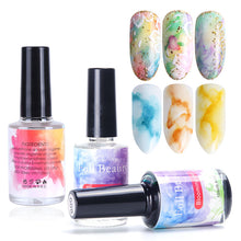 Load image into Gallery viewer, 12 colors Gradient manicure paints Phototherapy Nail Polish Polish Marble Paint Pattern Spot Stain Suitable For Daily Use