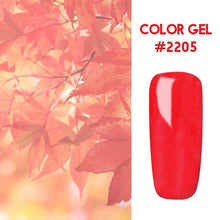 Load image into Gallery viewer, Bukio Nail Polish Pure Color Semi Permanent Base top Need UV LED lamp For Manicure Varnish Paint Hybrid ROSALIND nail gel