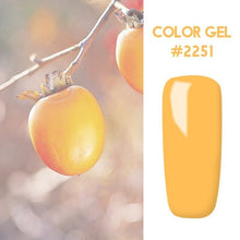 Load image into Gallery viewer, Bukio Nail Polish Pure Color Semi Permanent Base top Need UV LED lamp For Manicure Varnish Paint Hybrid ROSALIND nail gel