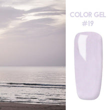 Load image into Gallery viewer, Bukio Nail Polish Pure Color Semi Permanent Base top Need UV LED lamp For Manicure Varnish Paint Hybrid ROSALIND nail gel