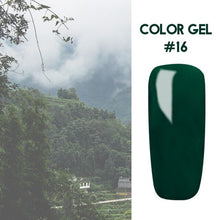 Load image into Gallery viewer, Bukio Nail Polish Pure Color Semi Permanent Base top Need UV LED lamp For Manicure Varnish Paint Hybrid ROSALIND nail gel