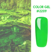 Load image into Gallery viewer, Bukio Nail Polish Pure Color Semi Permanent Base top Need UV LED lamp For Manicure Varnish Paint Hybrid ROSALIND nail gel