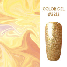 Load image into Gallery viewer, Bukio Nail Polish Pure Color Semi Permanent Base top Need UV LED lamp For Manicure Varnish Paint Hybrid ROSALIND nail gel