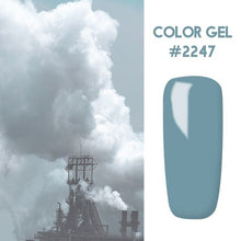 Load image into Gallery viewer, Bukio Nail Polish Pure Color Semi Permanent Base top Need UV LED lamp For Manicure Varnish Paint Hybrid ROSALIND nail gel