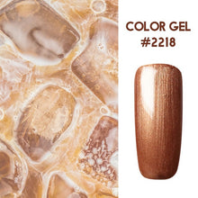 Load image into Gallery viewer, Bukio Nail Polish Pure Color Semi Permanent Base top Need UV LED lamp For Manicure Varnish Paint Hybrid ROSALIND nail gel