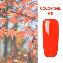 Load image into Gallery viewer, Bukio Nail Polish Pure Color Semi Permanent Base top Need UV LED lamp For Manicure Varnish Paint Hybrid ROSALIND nail gel