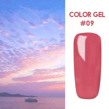 Load image into Gallery viewer, Bukio Nail Polish Pure Color Semi Permanent Base top Need UV LED lamp For Manicure Varnish Paint Hybrid ROSALIND nail gel