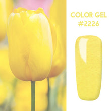 Load image into Gallery viewer, Bukio Nail Polish Pure Color Semi Permanent Base top Need UV LED lamp For Manicure Varnish Paint Hybrid ROSALIND nail gel