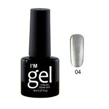 Load image into Gallery viewer, Verntion 8Ml Pure 29 Colors UV Gel Nail Polish High Quality Lucky LED Varnish Primers Top LED Hybrid Semi Permanent Paint Gellak