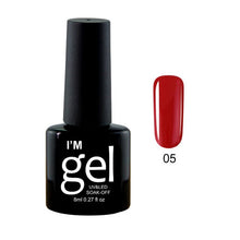 Load image into Gallery viewer, Verntion 8Ml Pure 29 Colors UV Gel Nail Polish High Quality Lucky LED Varnish Primers Top LED Hybrid Semi Permanent Paint Gellak