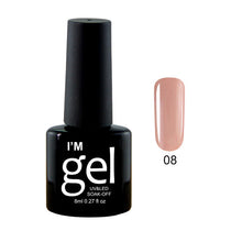 Load image into Gallery viewer, Verntion 8Ml Pure 29 Colors UV Gel Nail Polish High Quality Lucky LED Varnish Primers Top LED Hybrid Semi Permanent Paint Gellak