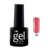 Load image into Gallery viewer, Verntion 8Ml Pure 29 Colors UV Gel Nail Polish High Quality Lucky LED Varnish Primers Top LED Hybrid Semi Permanent Paint Gellak