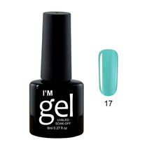 Load image into Gallery viewer, Verntion 8Ml Pure 29 Colors UV Gel Nail Polish High Quality Lucky LED Varnish Primers Top LED Hybrid Semi Permanent Paint Gellak
