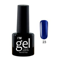 Load image into Gallery viewer, Verntion 8Ml Pure 29 Colors UV Gel Nail Polish High Quality Lucky LED Varnish Primers Top LED Hybrid Semi Permanent Paint Gellak