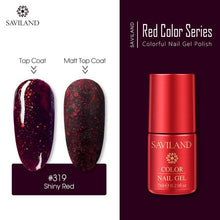 Load image into Gallery viewer, SAVILAND Superfine Platinum Sparkle Gel Varnish Diamond Glitter Lacquer Gel for DIY Gel Paint Design Nail Art