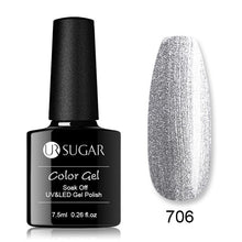 Load image into Gallery viewer, UR SUGAR Matte Top Coat Color UV Gel Nail Polish Red Pink Series Semi Permanent Soak Off UV Gel Varnish DIY Nail Art Gel Paint