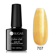 Load image into Gallery viewer, UR SUGAR Matte Top Coat Color UV Gel Nail Polish Red Pink Series Semi Permanent Soak Off UV Gel Varnish DIY Nail Art Gel Paint