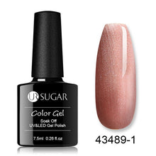 Load image into Gallery viewer, UR SUGAR Matte Top Coat Color UV Gel Nail Polish Red Pink Series Semi Permanent Soak Off UV Gel Varnish DIY Nail Art Gel Paint